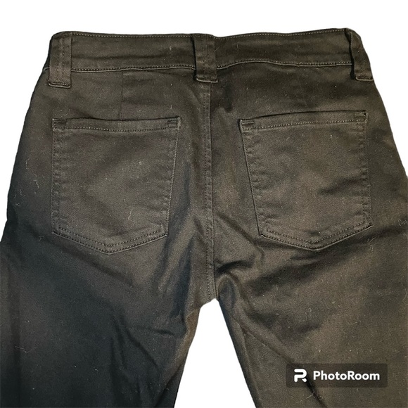 NWT Vince Wash Black Ankle Zip Skinny Jeans - Size 26 - Picture 3 of 7